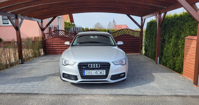 Audi A5 cena 56500 przebieg: 350000, rok produkcji 2012 z Nowogrodziec małe 29